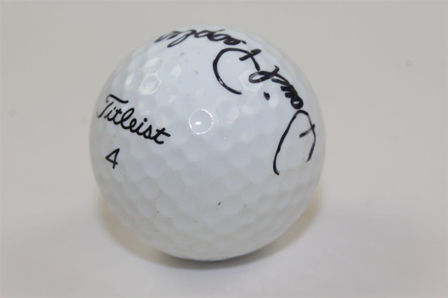 David Peoples Signed Titleist 4 Golf Ball JSA ALOA