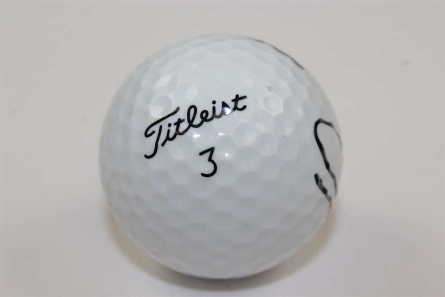 Doug Tewell Signed Titleist 3 Golf Ball JSA ALOA