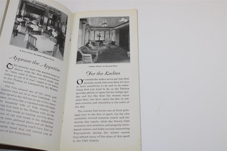 Vintage 'Lakeland Florida: Hotel Thelma' The City That Charms Advertising/Travel Brochure