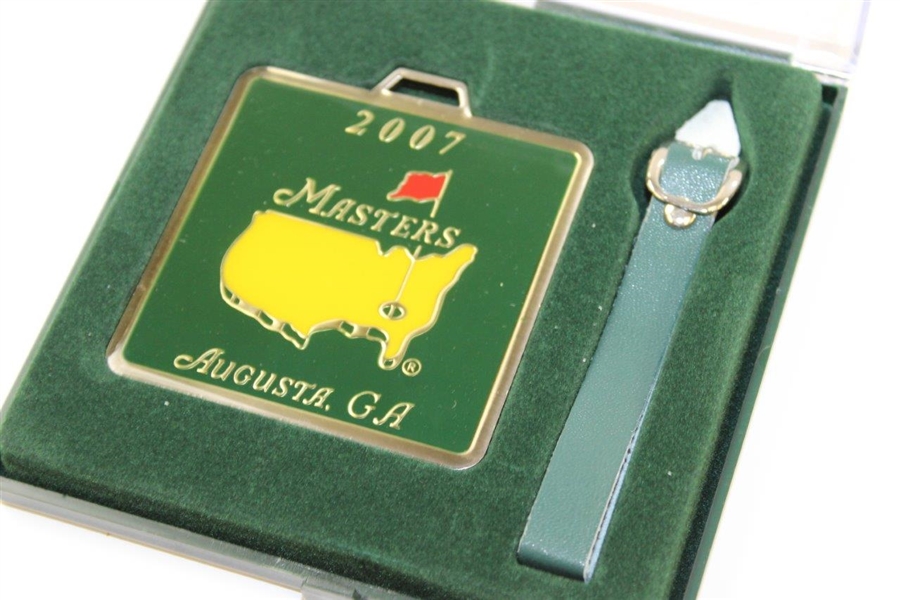 2007 Masters Tournament Bag Tag with Strap in Original Packaging
