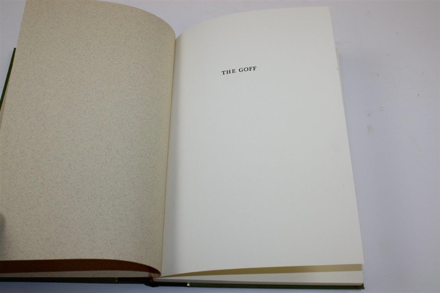 1981 'The Goff' USGA Facsimile of Three Editions Hardbound Book in Slipcase