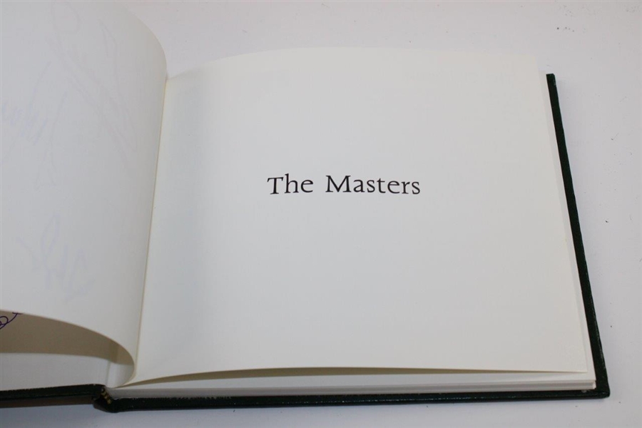 Thirteen (13) Masters Champions Signed 1991 Masters Book by Frank Christian JSA ALOA