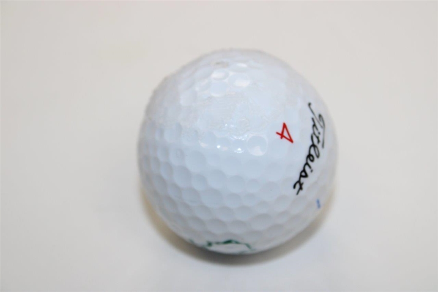 George Archer Signed Titleist Masters Logo Golf Ball JSA ALOA