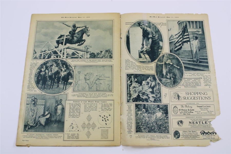 1925 Mid-Week Pictorial with Bobby Jones on Cover - Complete