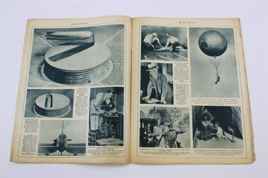 1931 Mid-Week Pictorial with Helen Hicks & Trophies on Cover - Complete