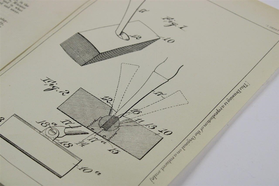 Vintage 1904 Patent Paper for Davis' Adjustable Putter for 'Improvement in Golf Putters'