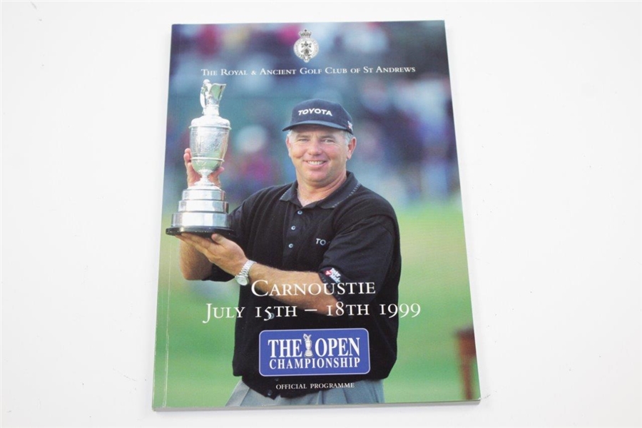 1998, 1999, & 2000 OPEN Championship Official Programs - Woods, O'Meara, & Lawrie