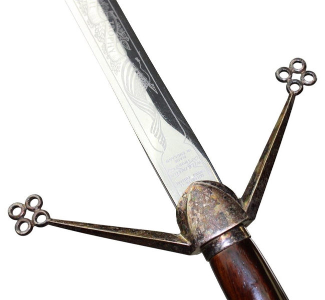 The Bay Hill Invitational Sword Trophy - Elizabeth Sword Cutlers Wilkinson Sword Made in England
