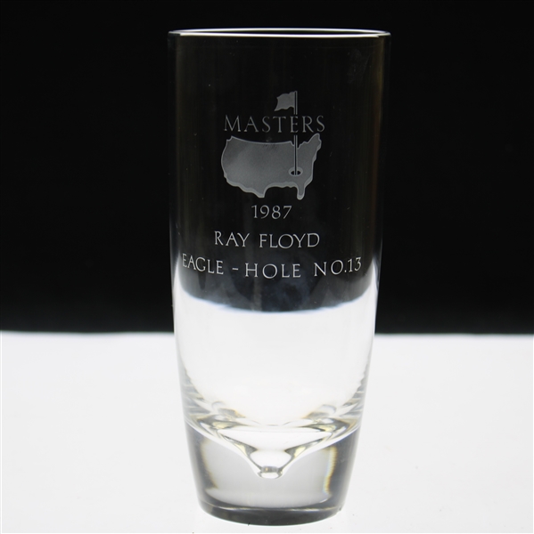 Ray Floyd's 1987 Masters Tournament Hole No. 13 Steuben Crystal Eagle Glass