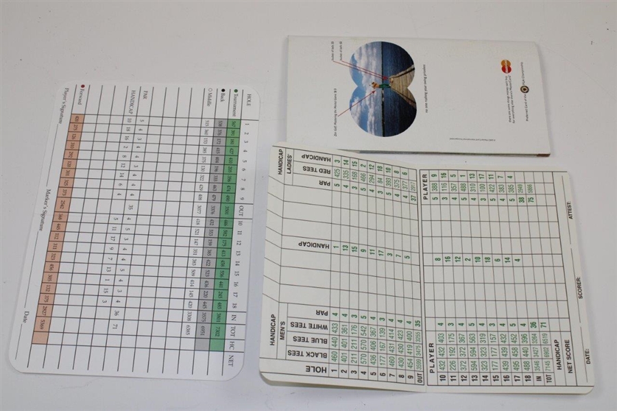 Eight (8) Signed PGA Championship Tickets, Pamphlets, & Scorecards - Various Years JSA ALOA