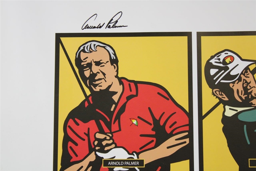 Arnold Palmer, Jack Nicklaus, Irwin & Trevino Signed 2003 Champions Skin Game Poster JSA #B58587