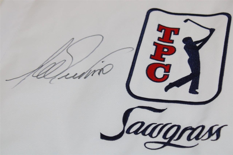 Lee Trevino Signed TPC Sawgrass PGA Tour Embroidered Flag JSA ALOA