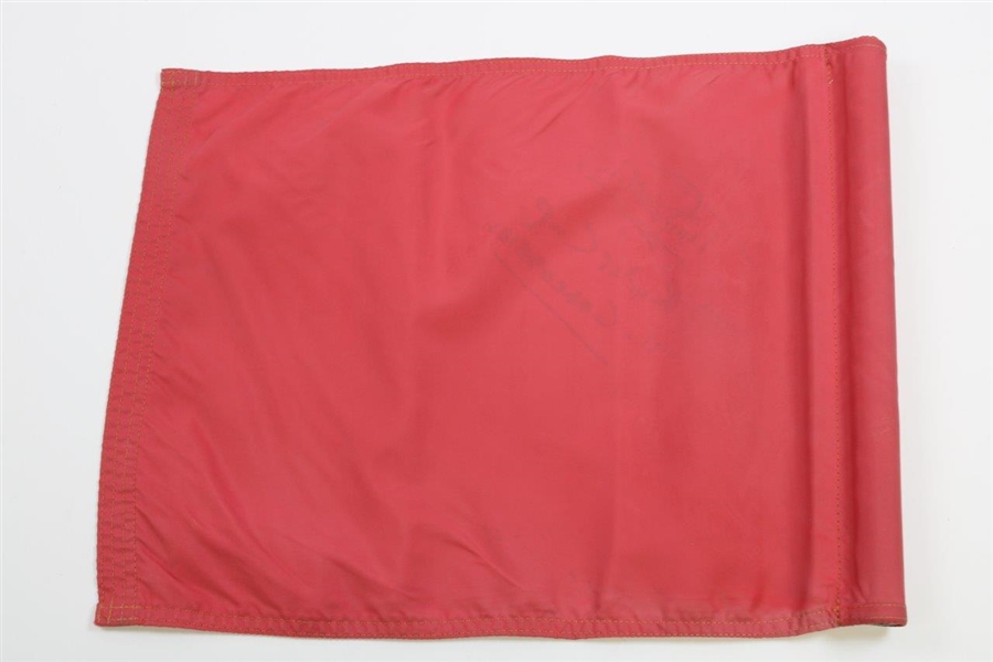Tony Jacklin Signed Red Course Flag with '1969 Ryder Cup - The Concession' JSA ALOA