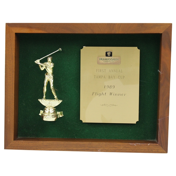 1989 First Annual Tampa Bay Cup at Hunter's Green Flight Winner Trophy - Charles Bridges Collection