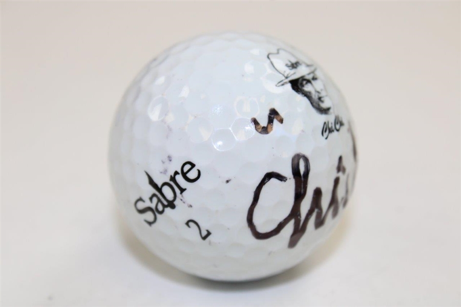 Chi-Chi Rodriguez Signed Personal Image Sabre Logo Golf Ball JSA ALOA