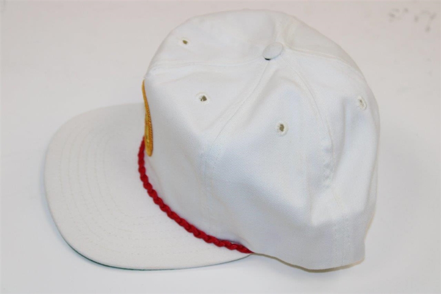 1980 U.S. Open at Baltusrol Unused White Hat with Red Rope - Jack Nicklaus Is Back!