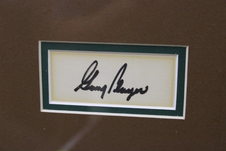 Palmer, Nicklaus, Player & Watson Signed 'Legends of Golf' Skins Game Display JSA ALOA