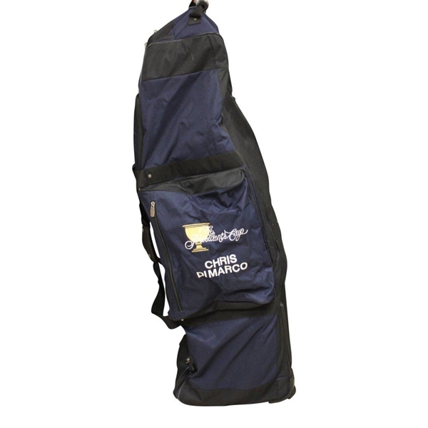 Chris DiMarco's Personal The President's Cup Team USA Large Navy Travel Bag