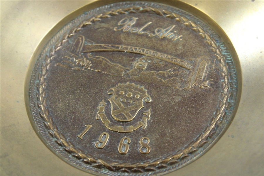 1968 Bel Air Country Club Bronze Golf Bowl/Plate 