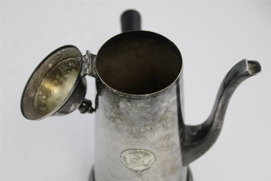 1930 Salem Country Club Silver on Copper Golf Teapot Trophy - Donald Ross Course