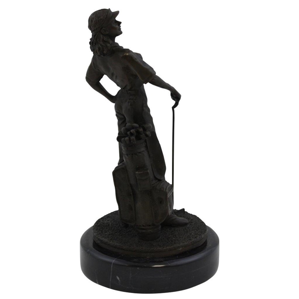 Circa 1960 Babe Didrikson Zaharias Heavy Bronze LPGA Sculpture Statue