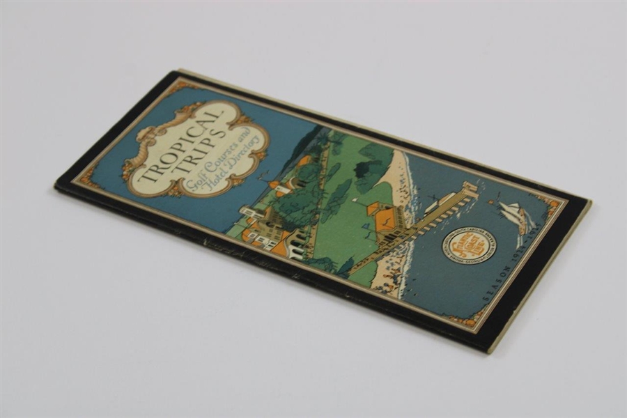 1924-25 Tropical Trips - Golf Courses and Hotel Directory Atlantic Coast Line Travel Brochure