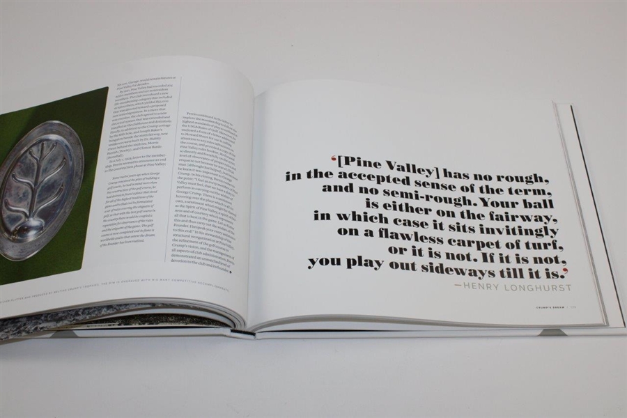 Pine Valley Golf Club Crump's Dream Book with Slipcase