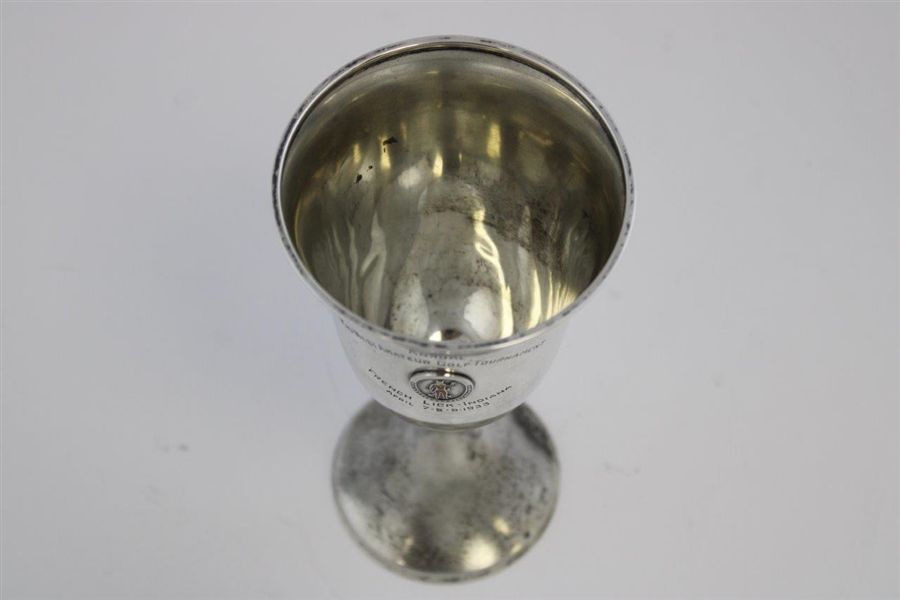 1933 Annual Mid-West Amateur Golf Tournament at French Link Sterling Silver Trophy