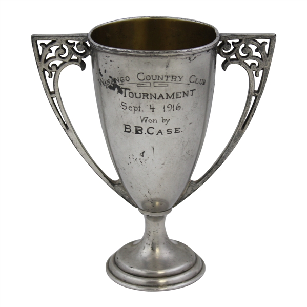 1916 Wanango Country Club Tournament Trophy Won by B.B. Case