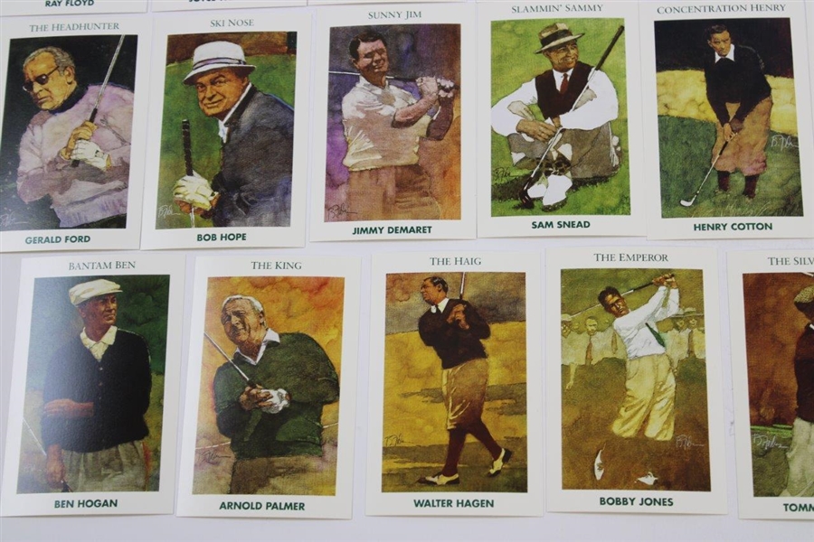 Full Set of 'Golf's Greatest' Ltd Ed Golf Cards in Original Box - #2151