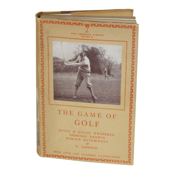 The Game of Golf' Book by Joyce & Roger Wethered, Darwin, Hutchinon, & Simpson