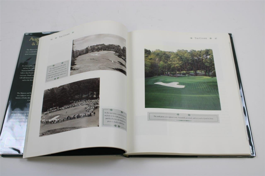Augusta National & The Masters Photographer's Scrapbook Signed by Author Frank Christian