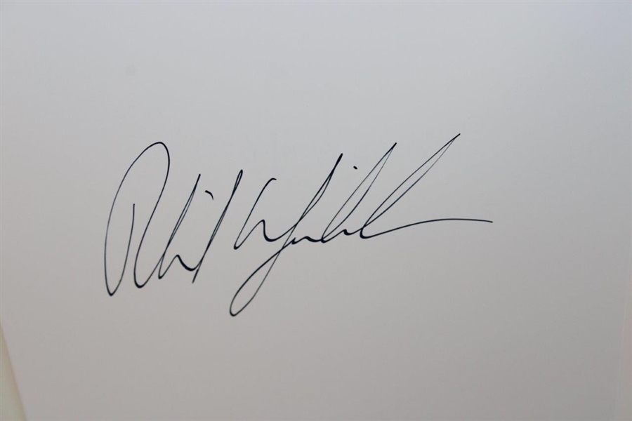 Phil Mickelson Signed 2006 Masters Champion Dinner Menu - Night of Win!  JSA ALOA