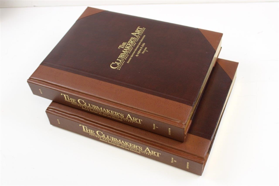 Deluxe Ltd Ed 'The Clubmaker's Art' by Jeffrey Ellis Vol I & II Signed Presentation Set #43/250