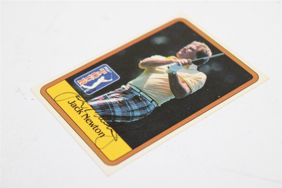 Jack Newton Signed 1981 Donruss Golf Card - Deceased JSA ALOA