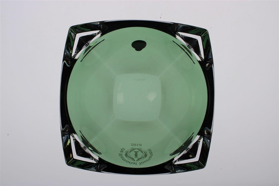 Gary Player's 2018 The Memorial Tournament Waterford Green Crystal Glass Bowl