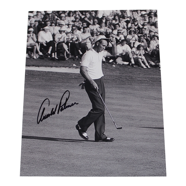Arnold Palmer Signed 8x10 Black & White Photo JSA ALOA