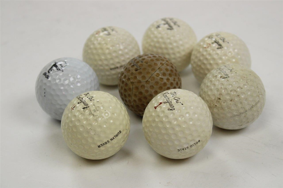 Eight (8) Chi-Chi Rodriguez Logo Golf Balls