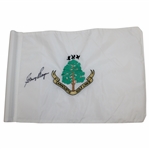 Gary Player Signed Carnoustie Embroidered Course Flag JSA ALOA