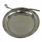 Gary Players 1980 The Memorial Tournament Pewter Plate With Club