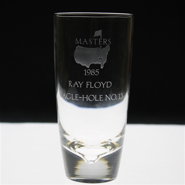 Ray Floyd's 1985 Masters Tournament Hole No. 13 Steuben Crystal Eagle Glass