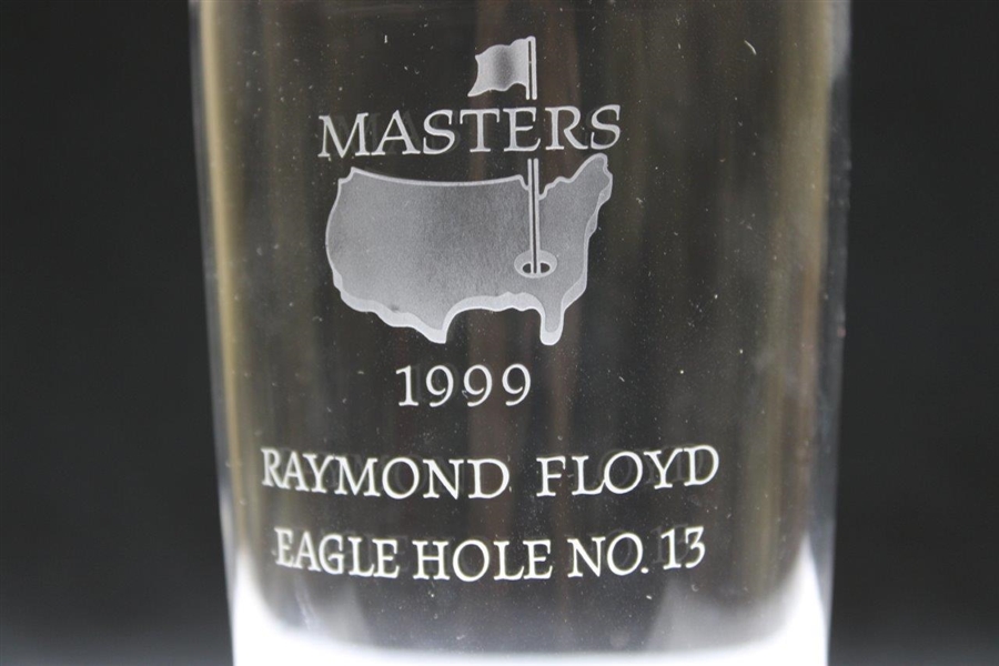 Ray Floyd's 1999 Masters Tournament Hole No. 13 Steuben Crystal Eagle Glass