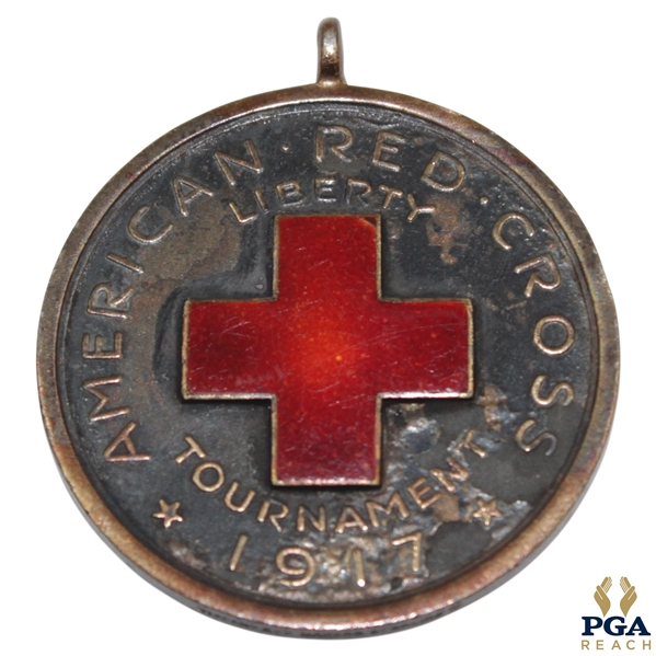 1917 American Red Cross Patriotic Open Tournament Winner's Medal Won by Jock Hutchison - US Open Supplement?