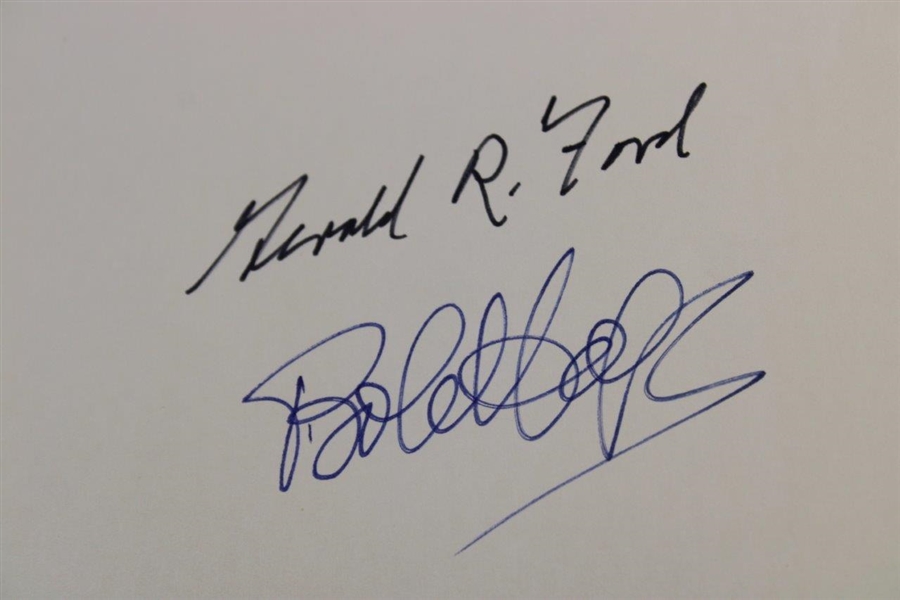 Bob Hope & Gerald Ford Signed 'Confessions of a Hooker' Book JSA ALOA