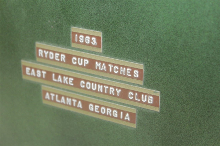 Binder of Original 1963 Ryder Cup at East Lake CC Photos -Sargent Family Collection