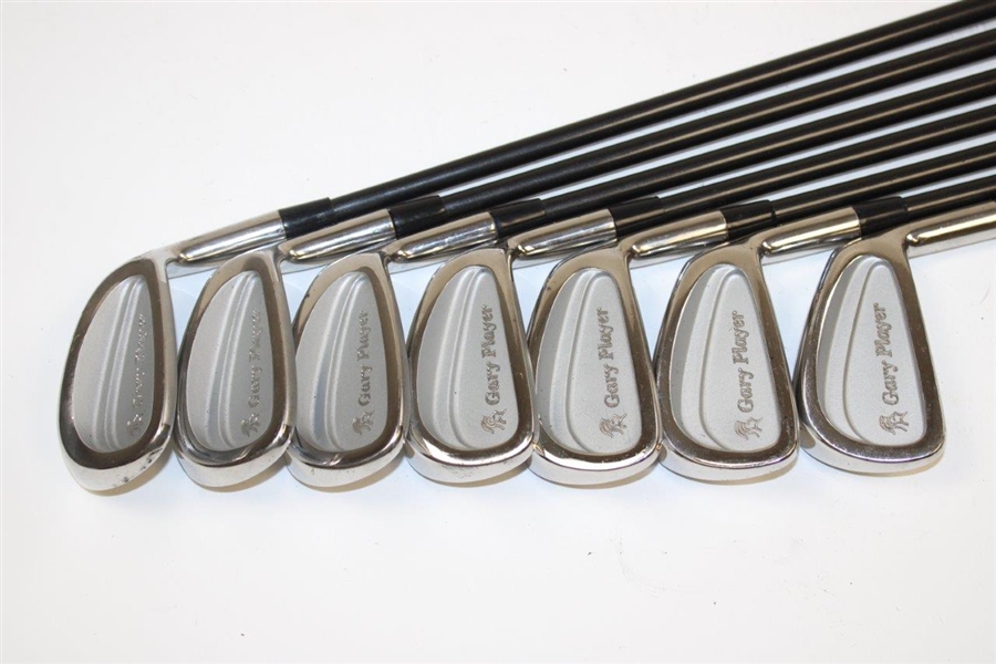 Gary Player's Personal Set of Gary Player Black Knight Logo 4-PW Irons with Letter
