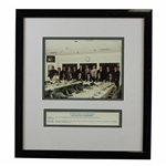 Gary Players Personal 1991 Masters Tournament International Players Dinner Photo - Framed