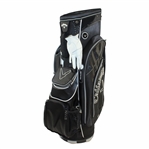 Gary Players Personal Used Callaway Black & White Golf Bag with Glove, Tees, & Bag Towel