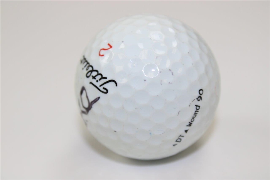 Jack Burke Signed Titleist 2 Logo Golf Ball JSA ALOA