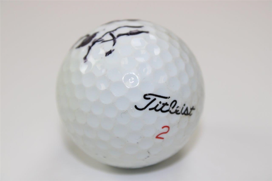 Jack Burke Signed Titleist 2 Logo Golf Ball JSA ALOA